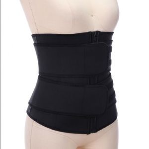 Black Waist Slimmer With Sticker Tummy Control